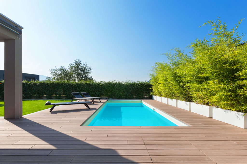 piscine en bois